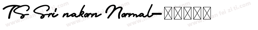 TS Sri nakorn Normal字体转换